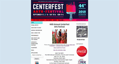 Desktop Screenshot of centerfest.durhamarts.org