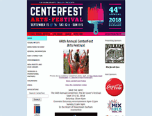 Tablet Screenshot of centerfest.durhamarts.org